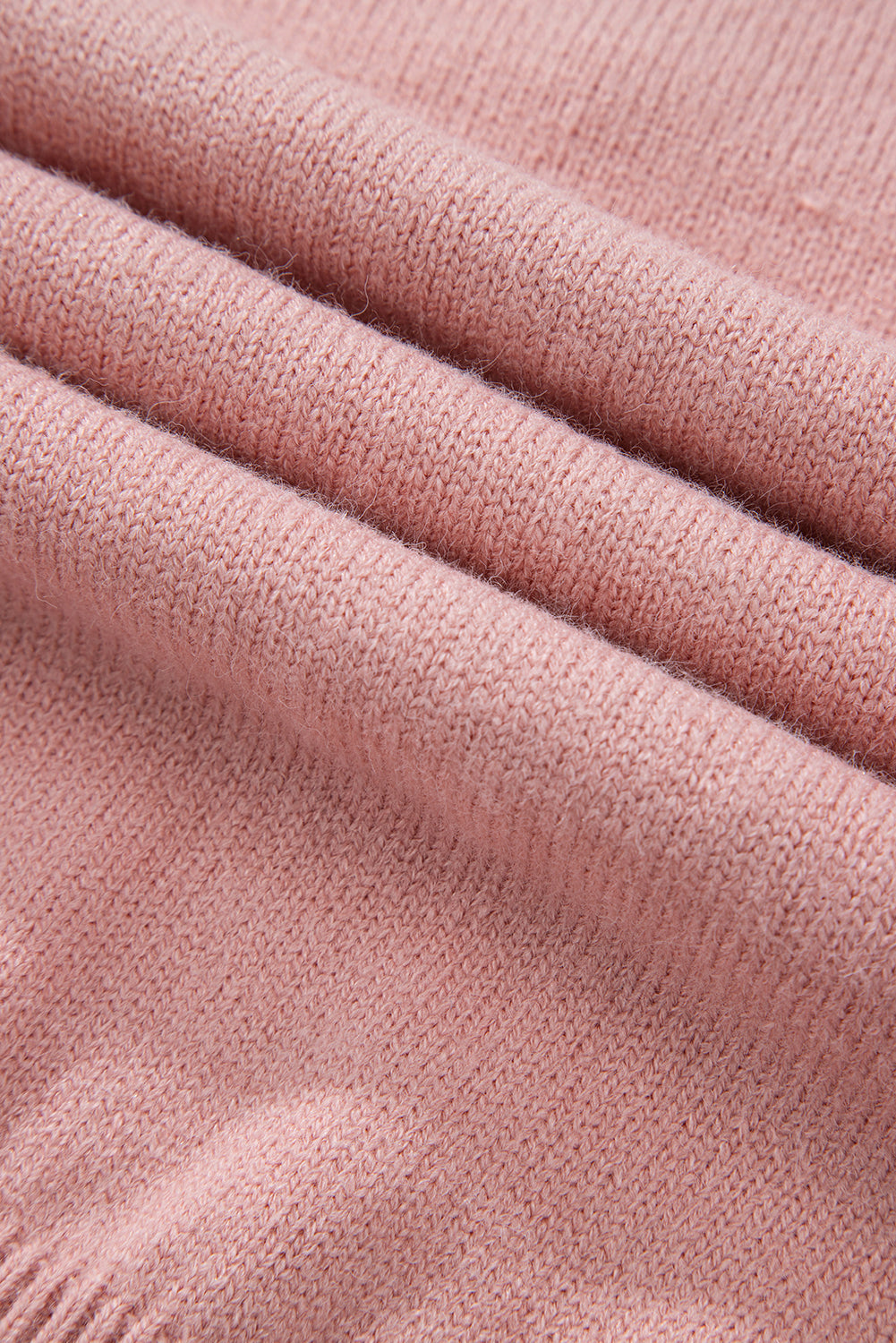 Pink™ – Stickad Kofta med Pärlknappar