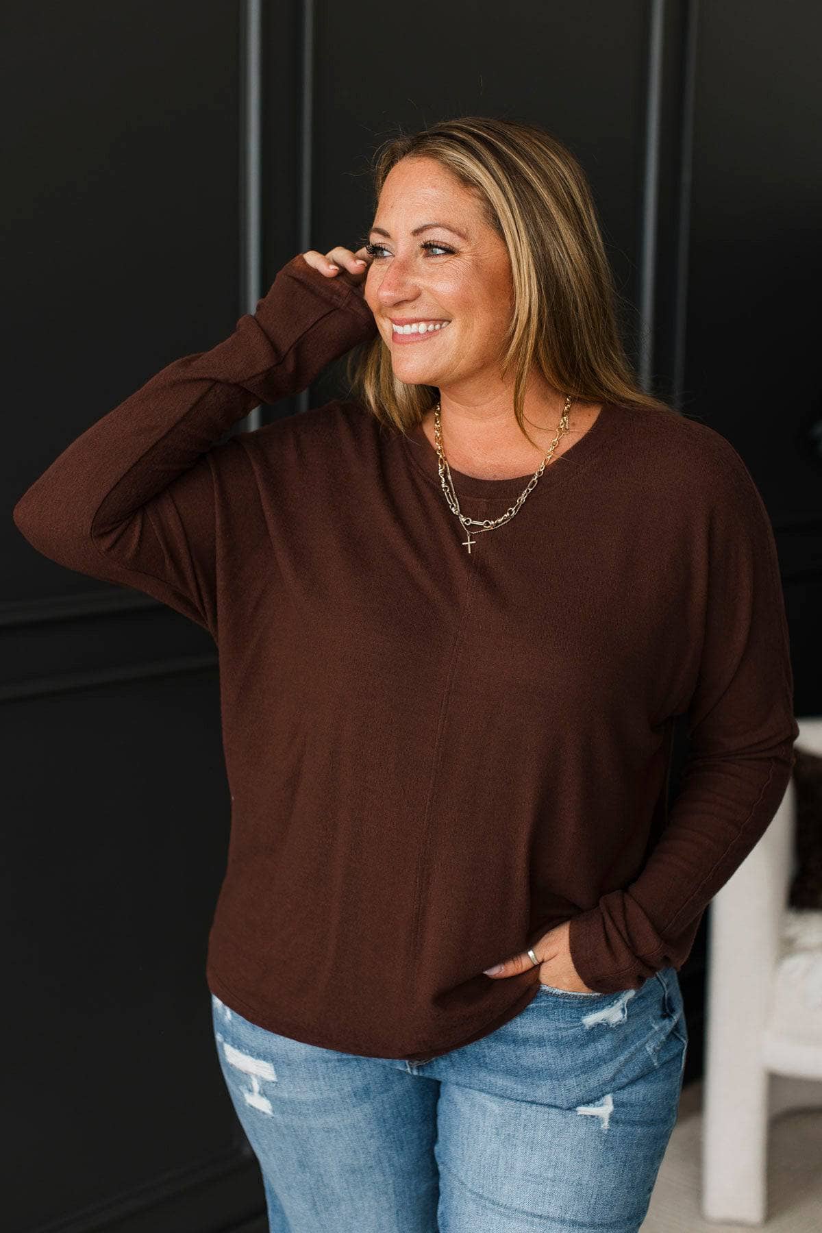 Emma™ - Långärmad Topp