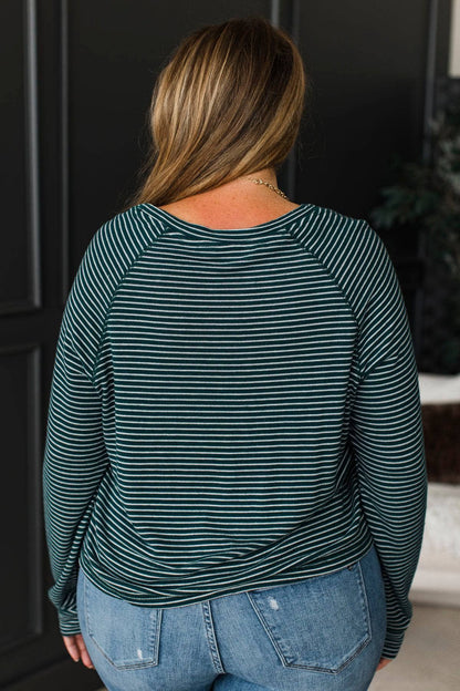 Alma™ - Långärmad Randig Topp