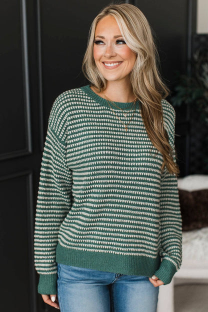 Linnea™ - Vaffelstickad Tröja