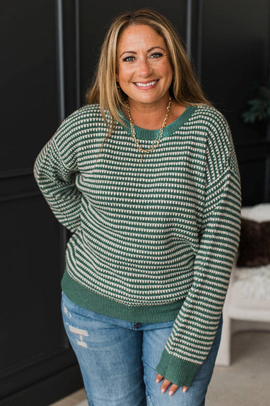 Linnea™ - Vaffelstickad Tröja