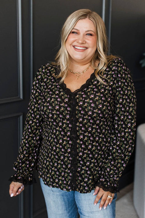 Clara™ - Självsäker Blommig Blus