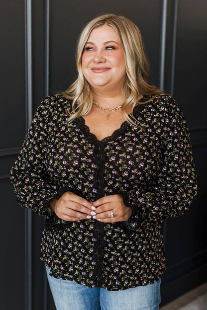 Clara™ - Självsäker Blommig Blus