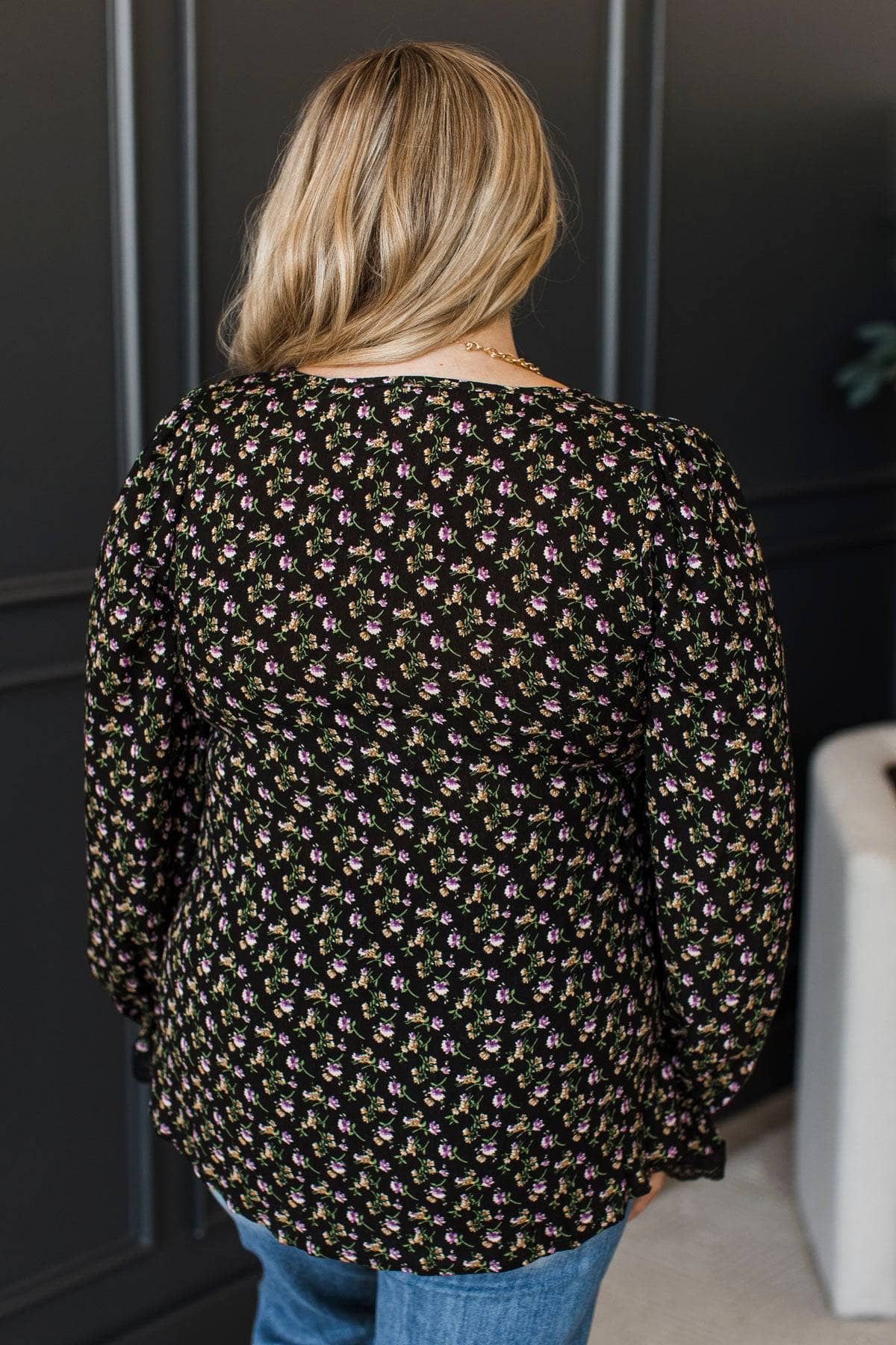 Clara™ - Självsäker Blommig Blus