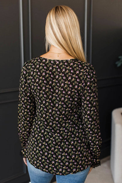 Clara™ - Självsäker Blommig Blus