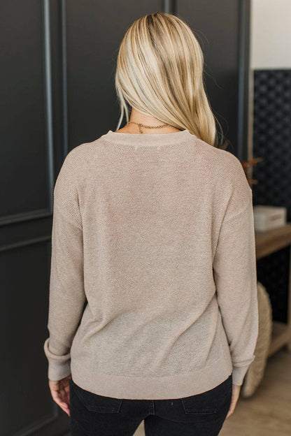 Hanna™ - Långärmad Stickad Tröja