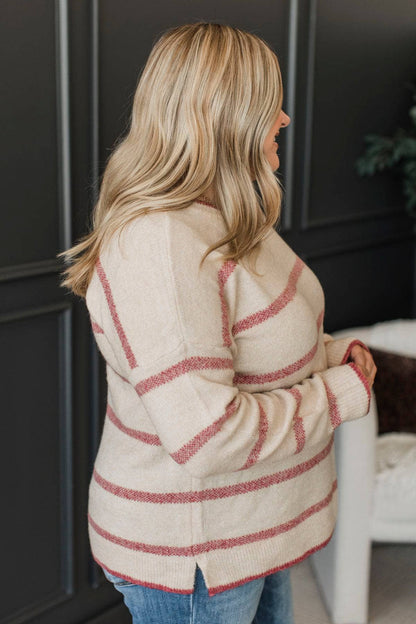 Agnes™ - Varm Randig Tröja