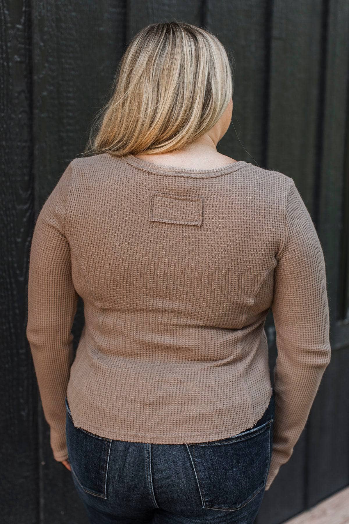 Sofia™ - Långärmad Vaffeltröja