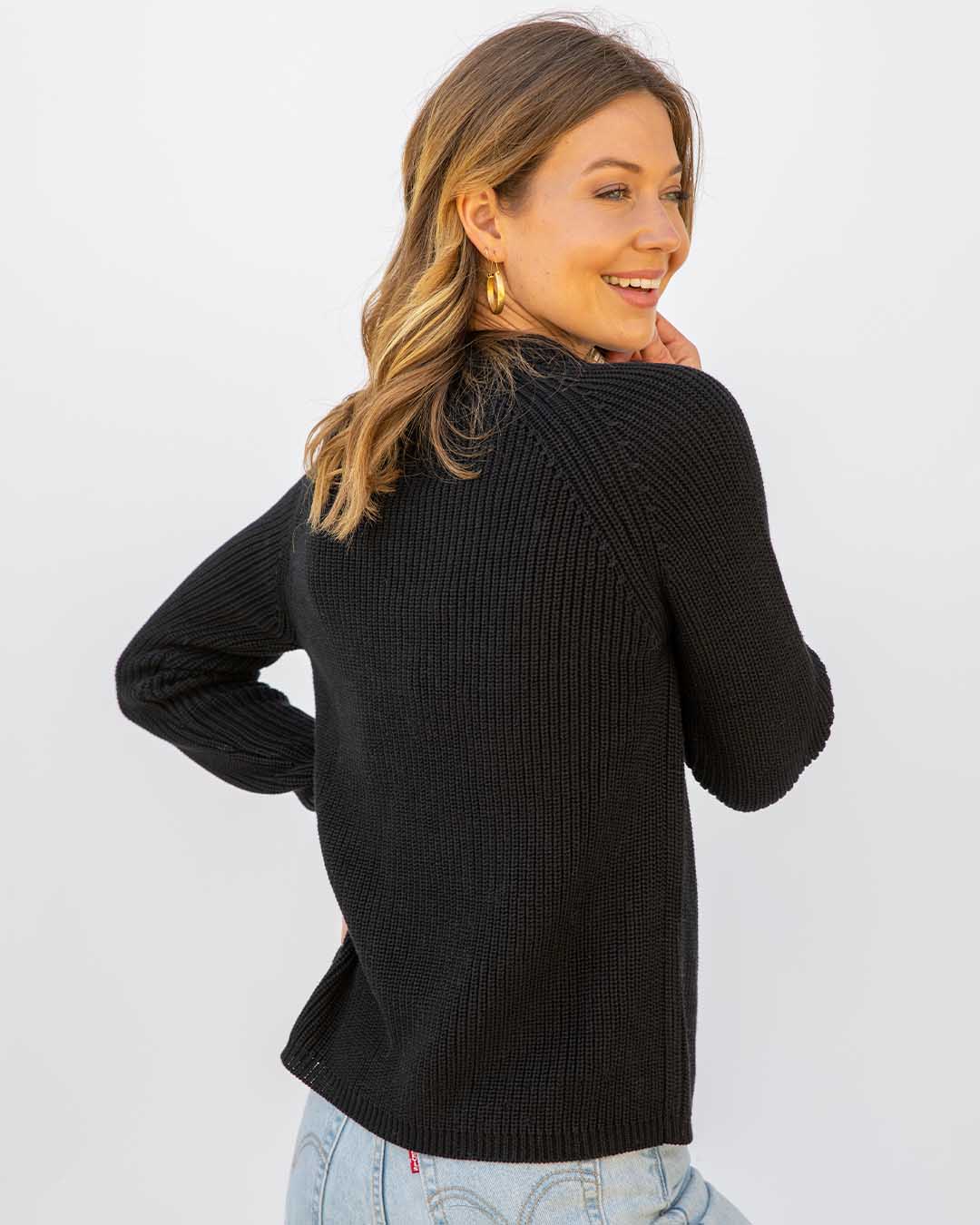 Elise™ - Stickad Fiskartröja