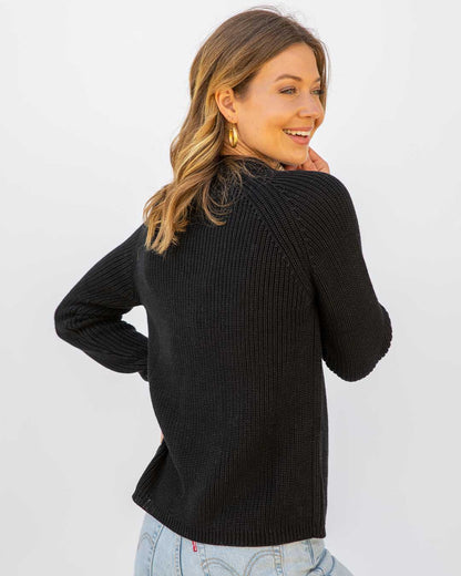 Elise™ - Stickad Fiskartröja