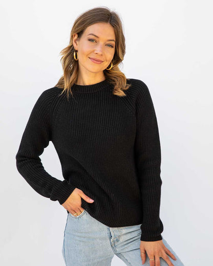 Elise™ - Stickad Fiskartröja