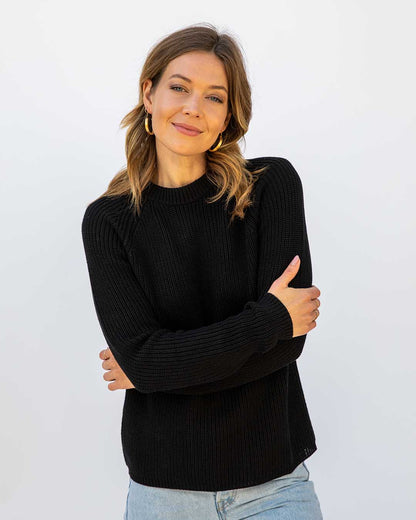 Elise™ - Stickad Fiskartröja