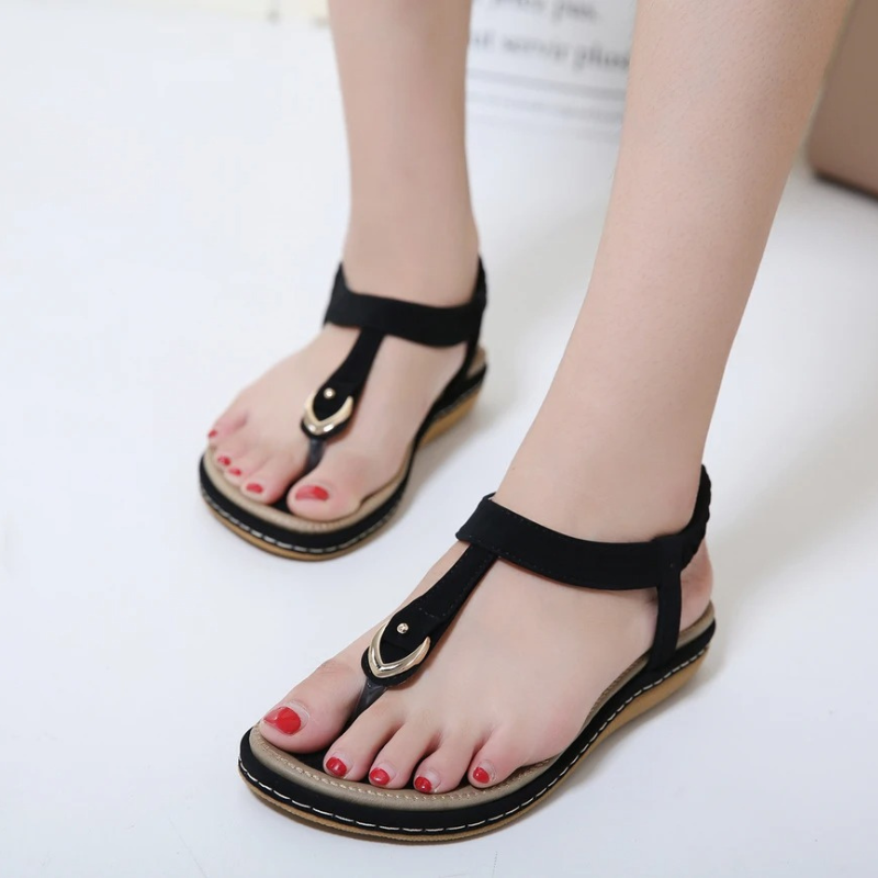 Laila™ - Casual sandaler med platt klack