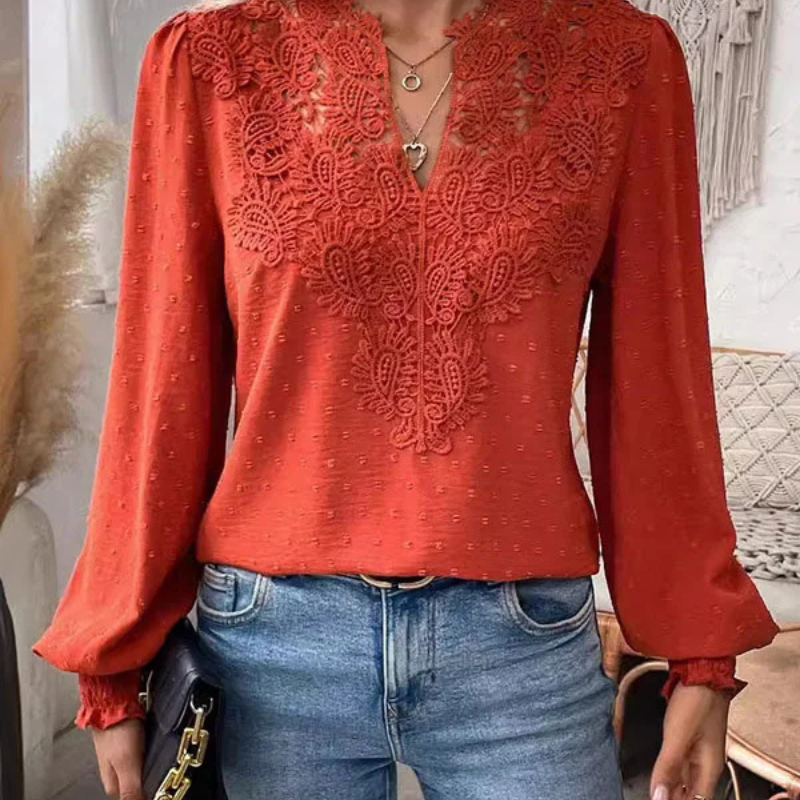 Dina™ - Pustende langermet bluse