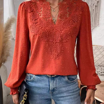 Dina™ - Pustende langermet bluse