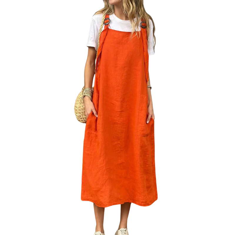 Feli™ – Somrig Bomullsklänning för Kvinnor