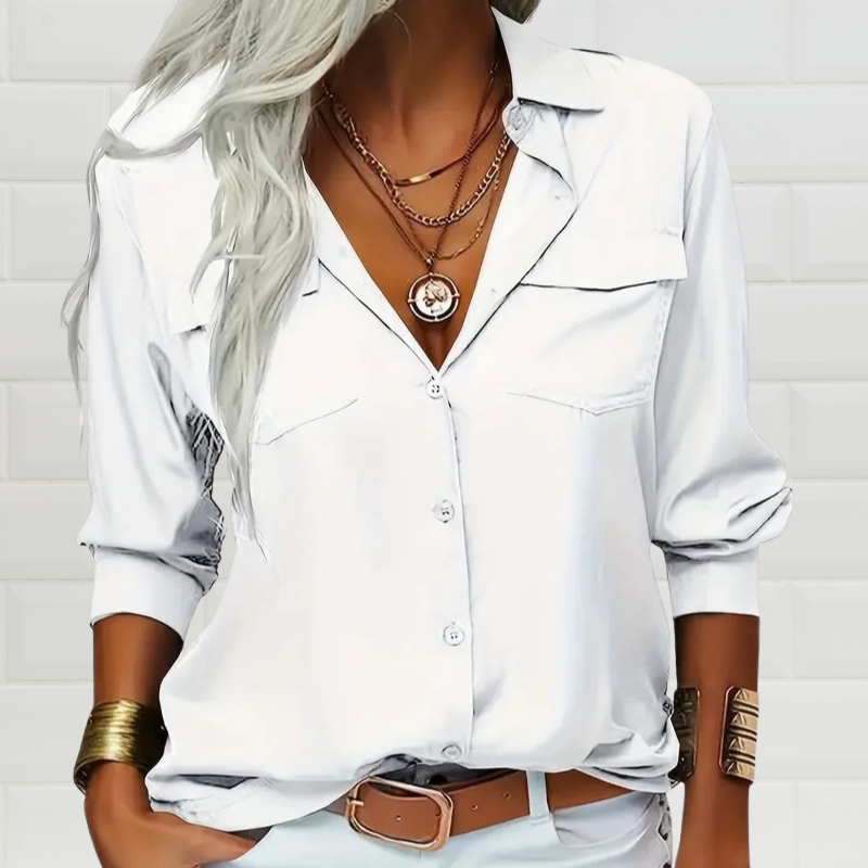 Laila™ – Andningsbar Stilren Blus