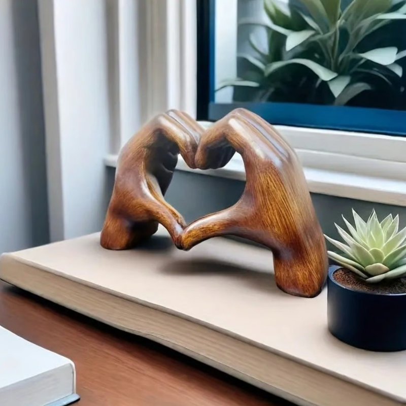 Berit™ - Hjärtformad skulptur