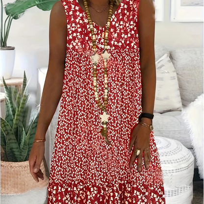 Helena™ - Sommarklänning med V-ringning