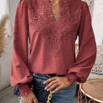 Dina™ - Pustende langermet bluse