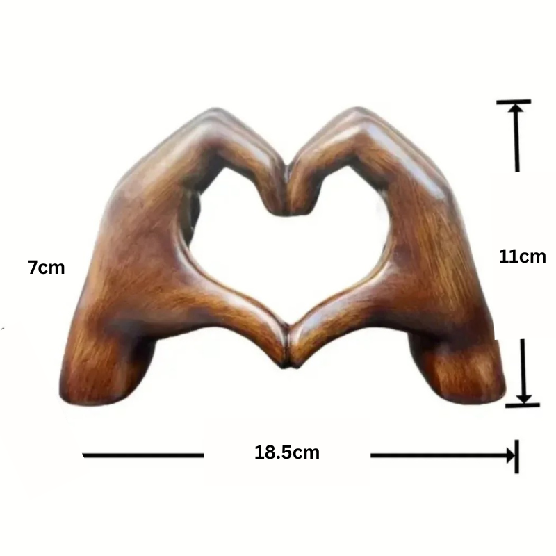 Berit™ - Hjärtformad skulptur