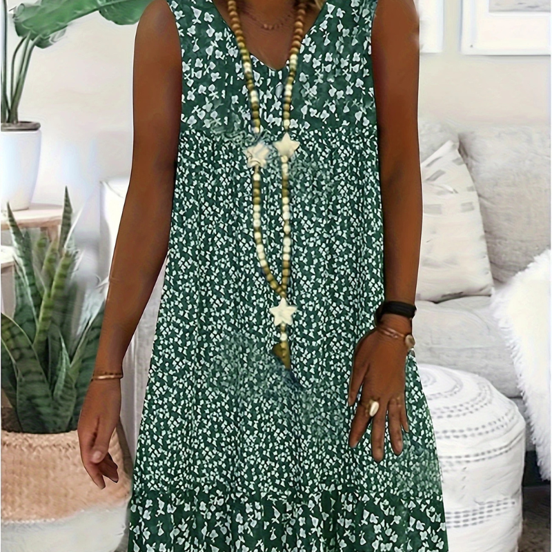 Helena™ - Sommarklänning med V-ringning