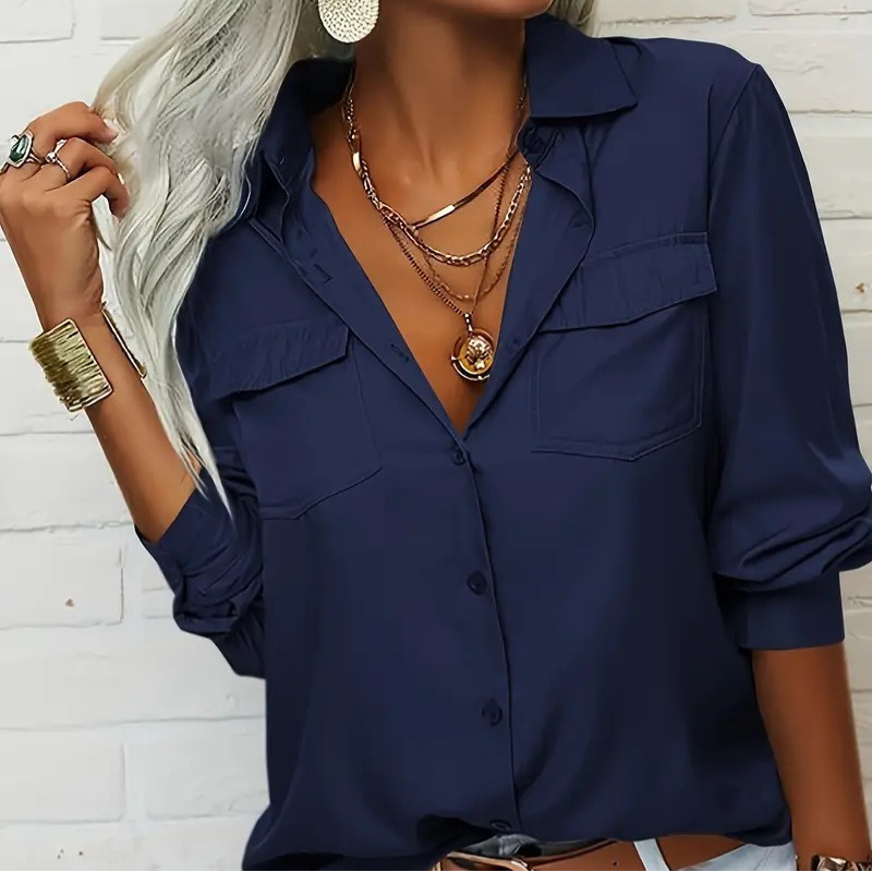 Laila™ – Andningsbar Stilren Blus