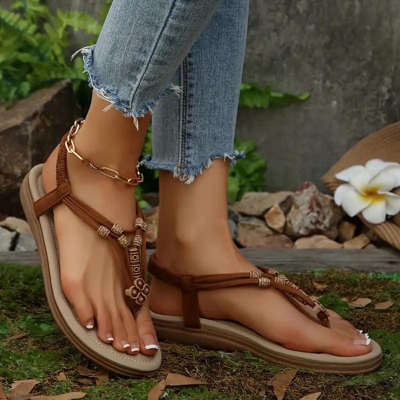 Helga™ - Platta boho-sandaler