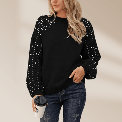 Quinlee™ - Långärmad Stickad Tröja