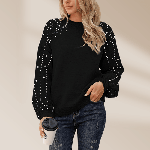 Quinlee™ - Långärmad Stickad Tröja