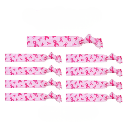 Rosa Band-armband Set | Tillsammans mot Bröstcancer