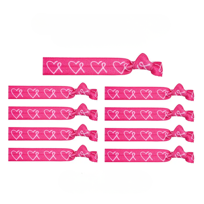 Rosa Band-armband Set | Tillsammans mot Bröstcancer