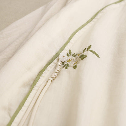 Mika™ - Bärnstensfärgad Linneskjorta för Dam