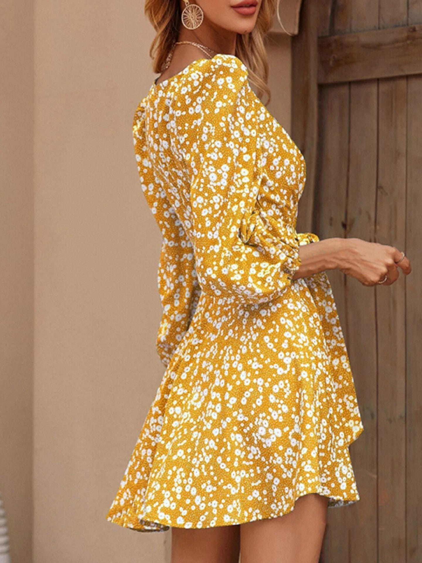 Fiona™ – Klänning med Spetsärmar för Dam