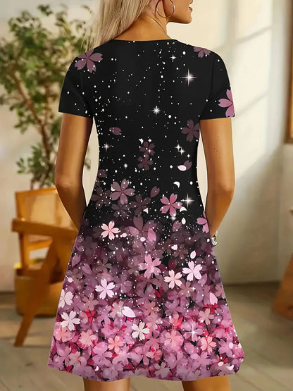 Ebba™ – Blommig Sommarklänning för Dam