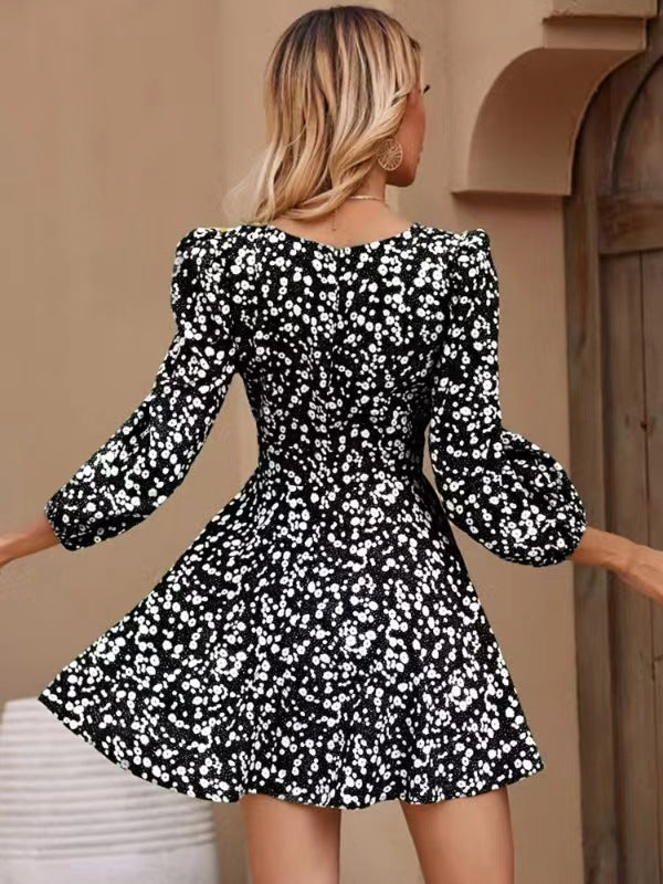 Fiona™ – Klänning med Spetsärmar för Dam