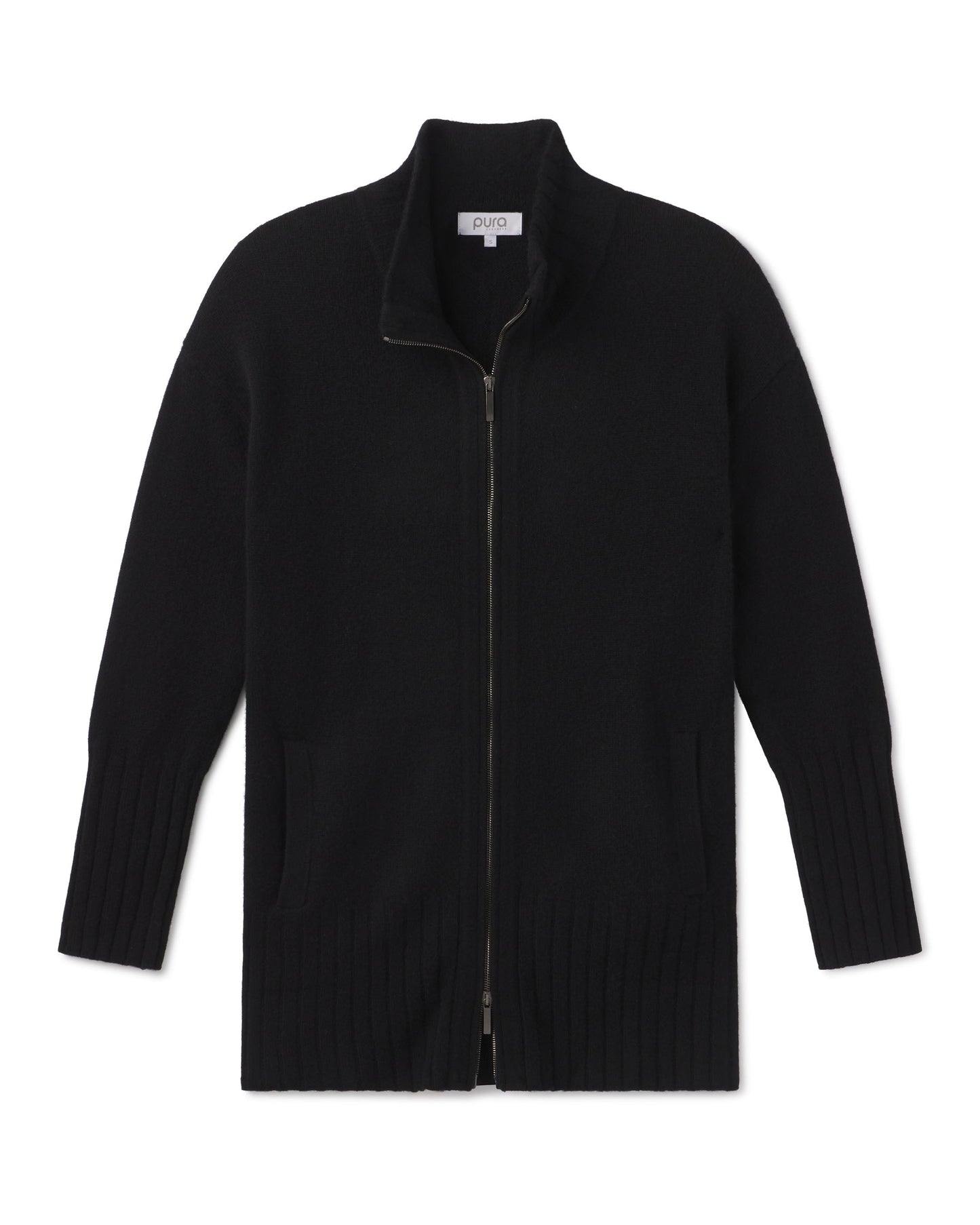 Astrid™ - Kashmirkofta med Dragkedja