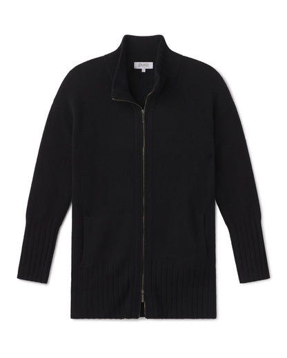 Astrid™ - Kashmirkofta med Dragkedja