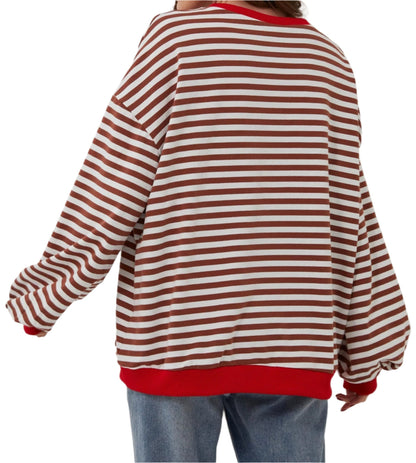 Zara™ - Randig Sweatshirt