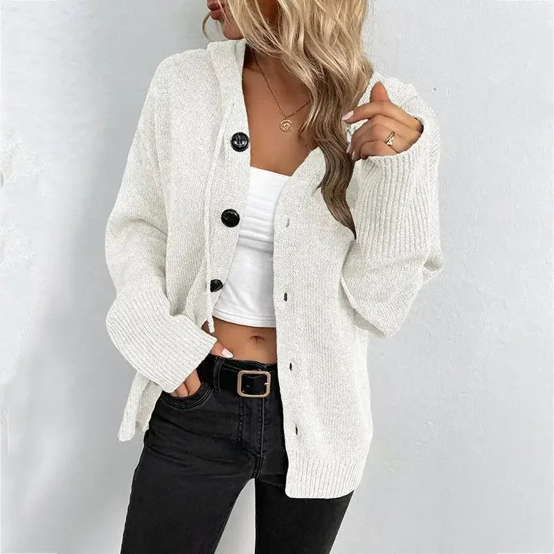 Celeste™ - Elegant Hoodie Cardigan