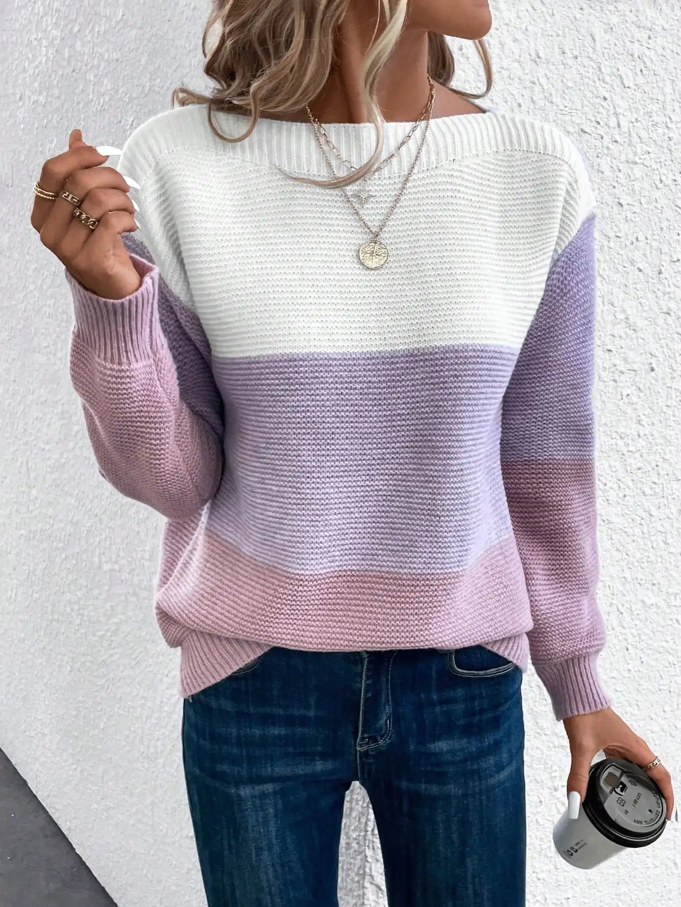Elise™ - Ombre Flatterande Sweater