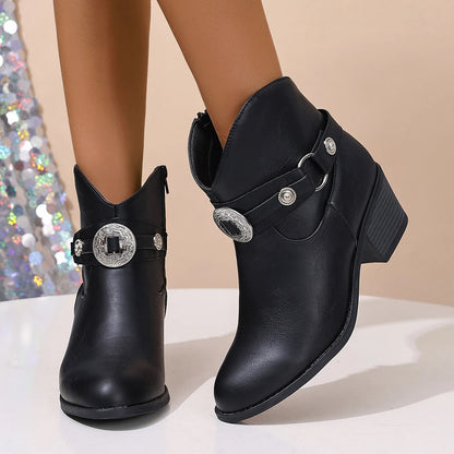 Nyara™ - Spänne Stilrena Ankelstövlar