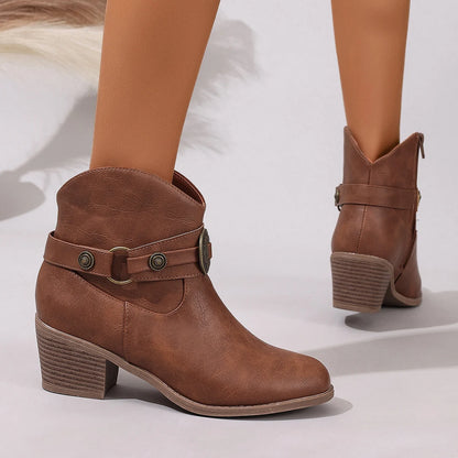 Nyara™ - Spänne Stilrena Ankelstövlar