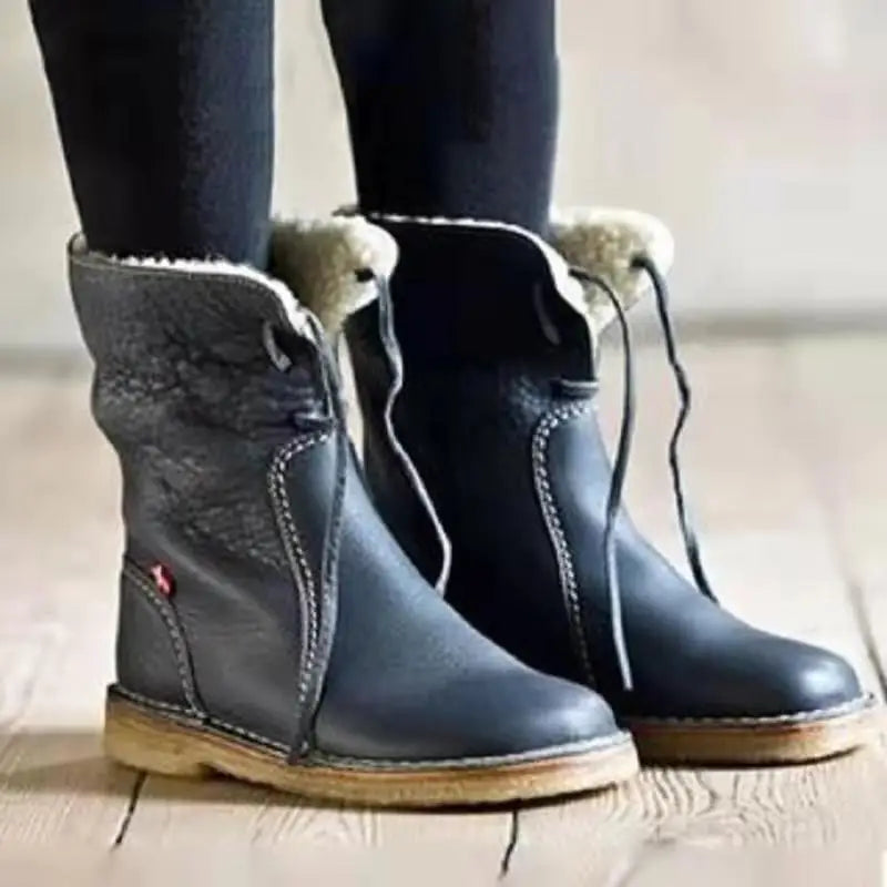 Talia™ - Varm Plyschfodrad Snöboots