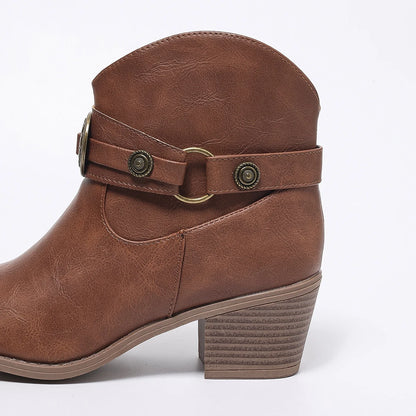 Nyara™ - Spänne Stilrena Ankelstövlar