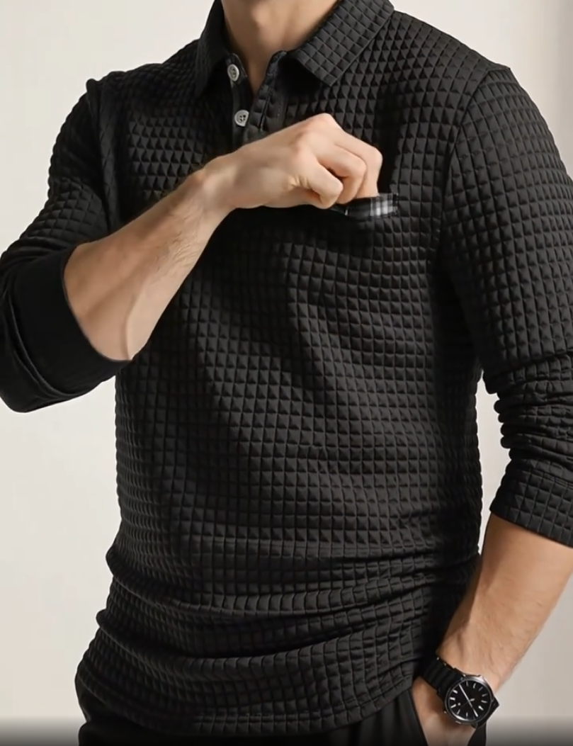 Dvarko™ - Rutig mönster Skjorta