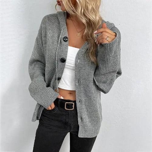 Celeste™ - Elegant Hoodie Cardigan