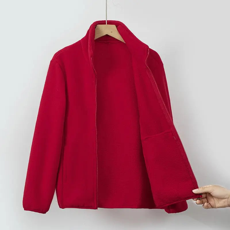 Zel™ - Dragkedja Mysig Fleecejacka