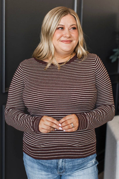 Tilda™ - Randig Stickad Tröja