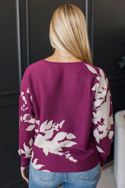 Liv™ - Blommig Dolmantröja